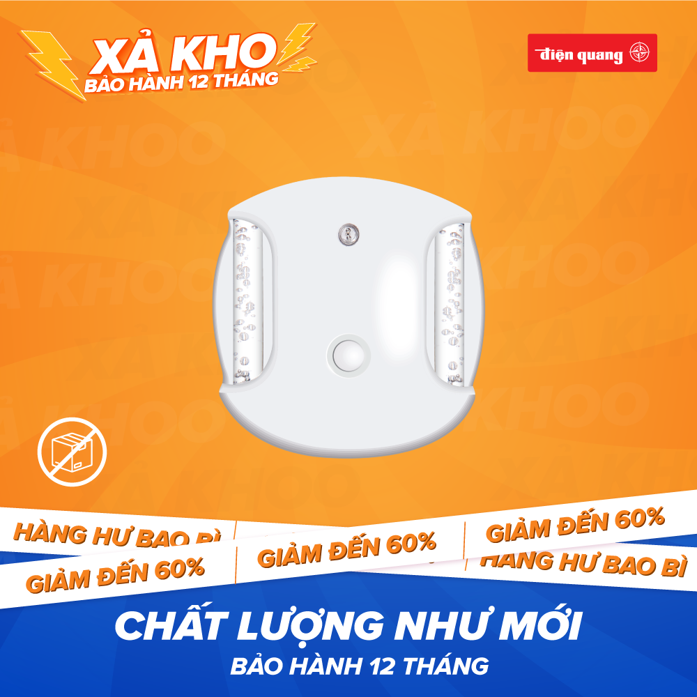 [XẢ KHO] Đèn ngủ cảm biến LED Điện Quang ĐQ LNL05 - Hàng không bao bì, Bảo hành 12 tháng