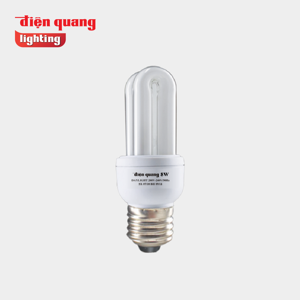 Đèn Compact CSN Điện Quang Ánh sáng trắng (ĐQ-CFL-2U-T4-E27)