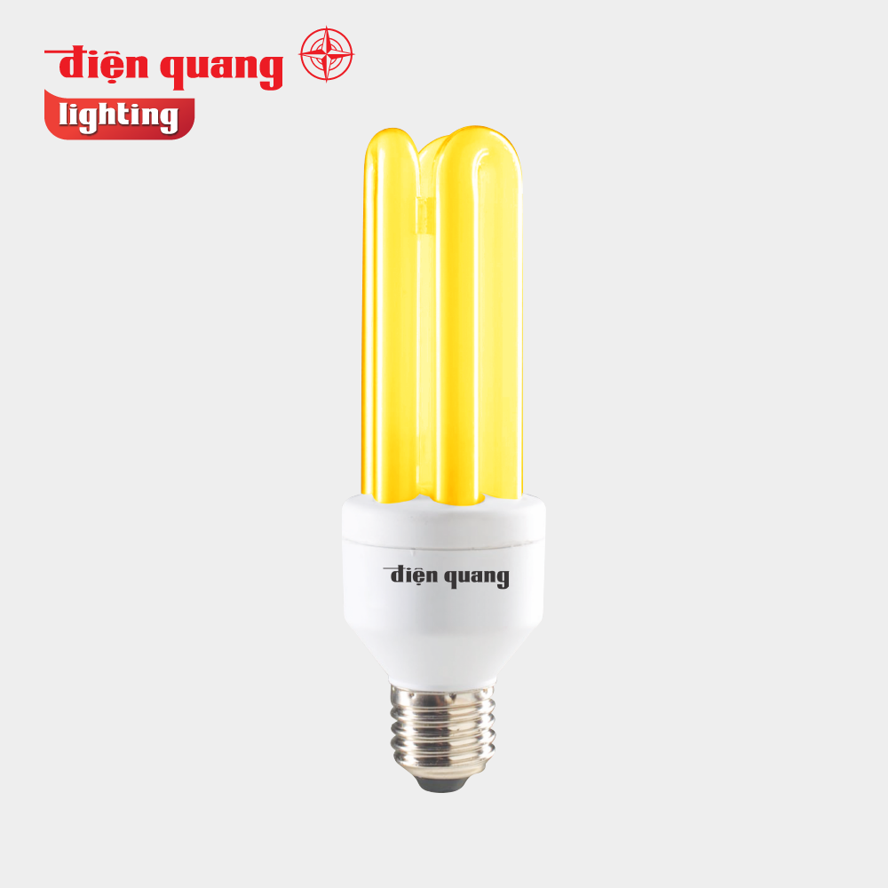 Bộ đèn Compact Chống ẩm Điện Quang ĐQ CFL3UT4 20W.LH.DF (20W WW E27 + chuôi đèn, dây điện)