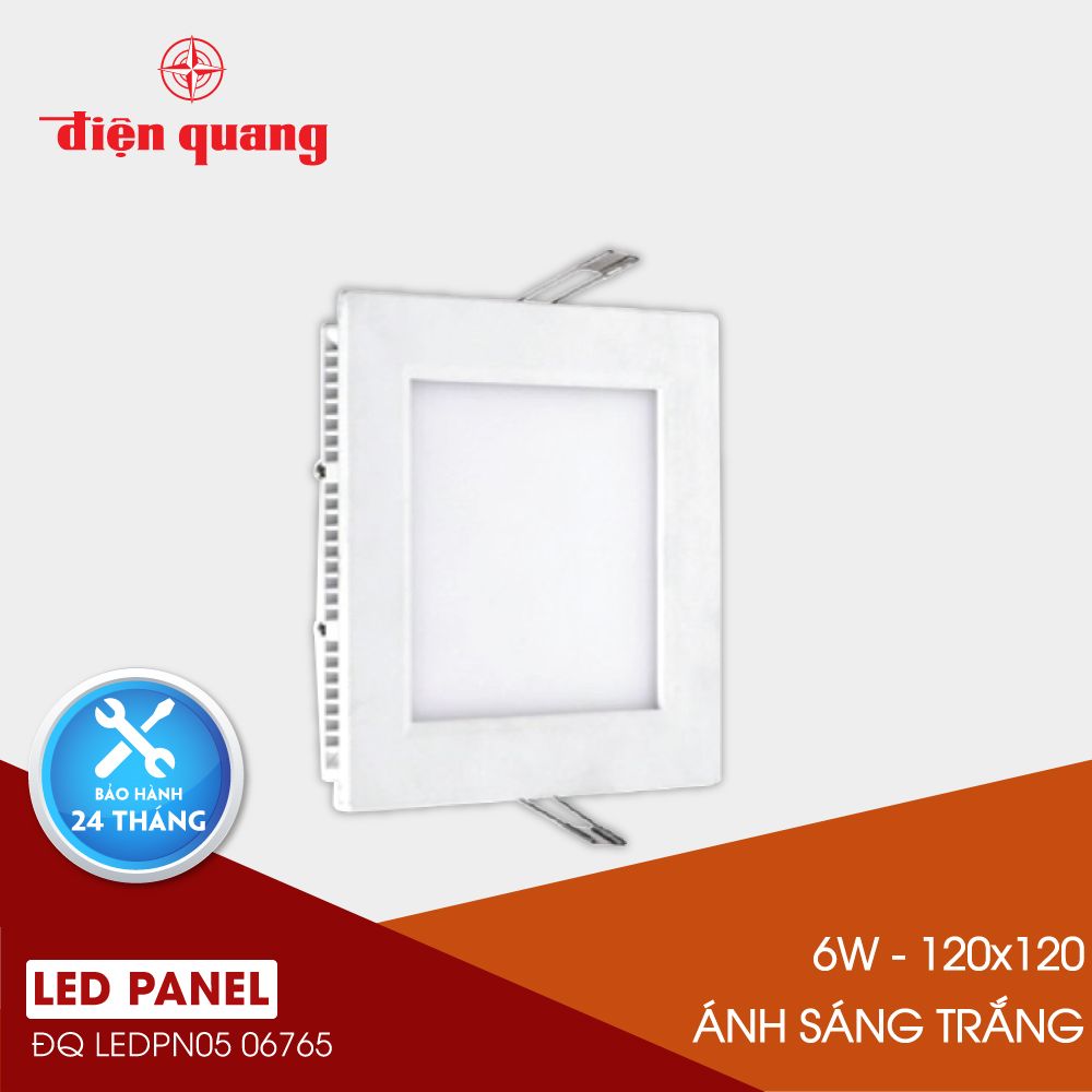 Bộ đèn LED Panel Điện Quang ĐQ LEDPN05 06765 120 (6W daylight120x120)