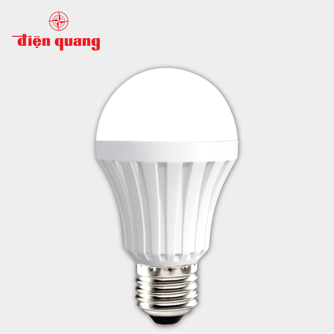 Đèn LED bulb thân nhựa A55 Điện Quang ĐQ LEDBU A55 05727 (5W warmwhite chụp cầu mờ)
