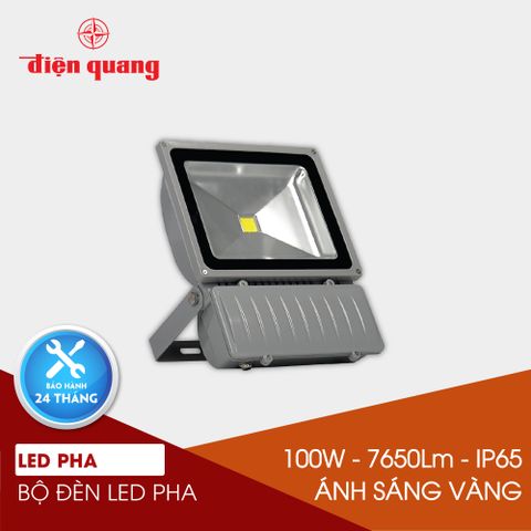 Bộ đèn LED pha Điện Quang ĐQ LEDFL02 100727 (100W warmwhite, IP65)
