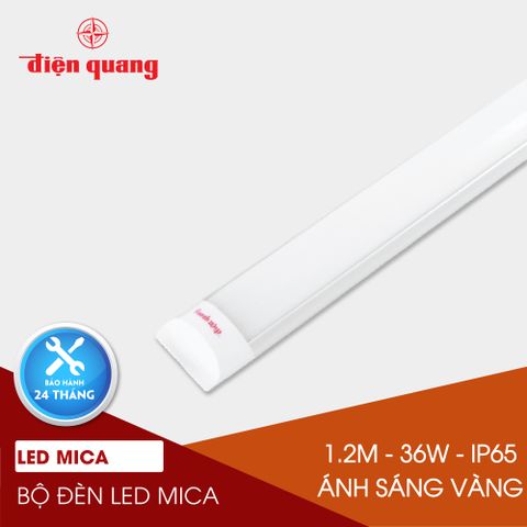 Bộ đèn LED Mica Điện Quang ĐQ LEDMF02 36765 IP65 (1.2m 36W Warmwhite IP65)