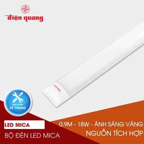 Bộ đèn LED Mica Điện Quang ĐQ LEDMF04 28727 (0.9m 28W warmwhite, nguồn tích hợp)