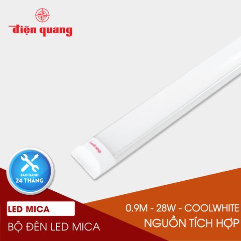 Bộ đèn LED Mica Điện Quang ĐQ LEDMF04 28740 (0.9m 28W coolwhite, nguồn tích hợp)