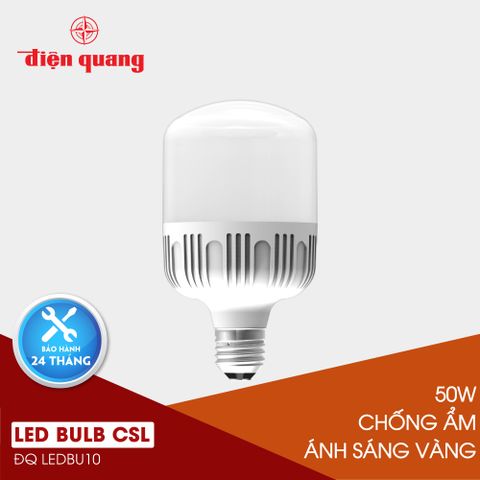 Đèn LED bulb công suất lớn Điện Quang ĐQ LEDBU10 50727AW (50W warmwhite, chống ẩm)