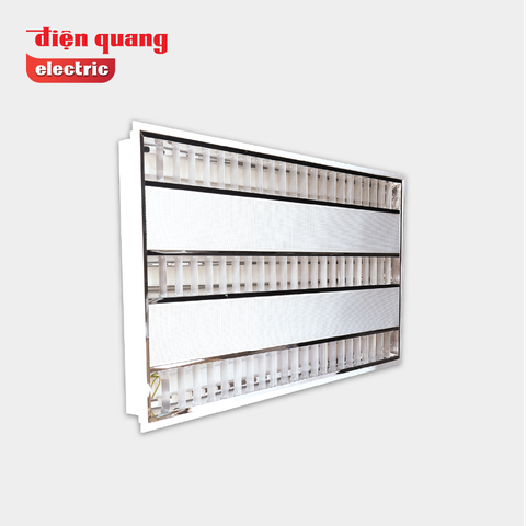 Bộ máng âm trần Điện Quang ĐQ RF06 328GASI ( chóa nhôm T5 1.2m ba ballast điện tử domino )