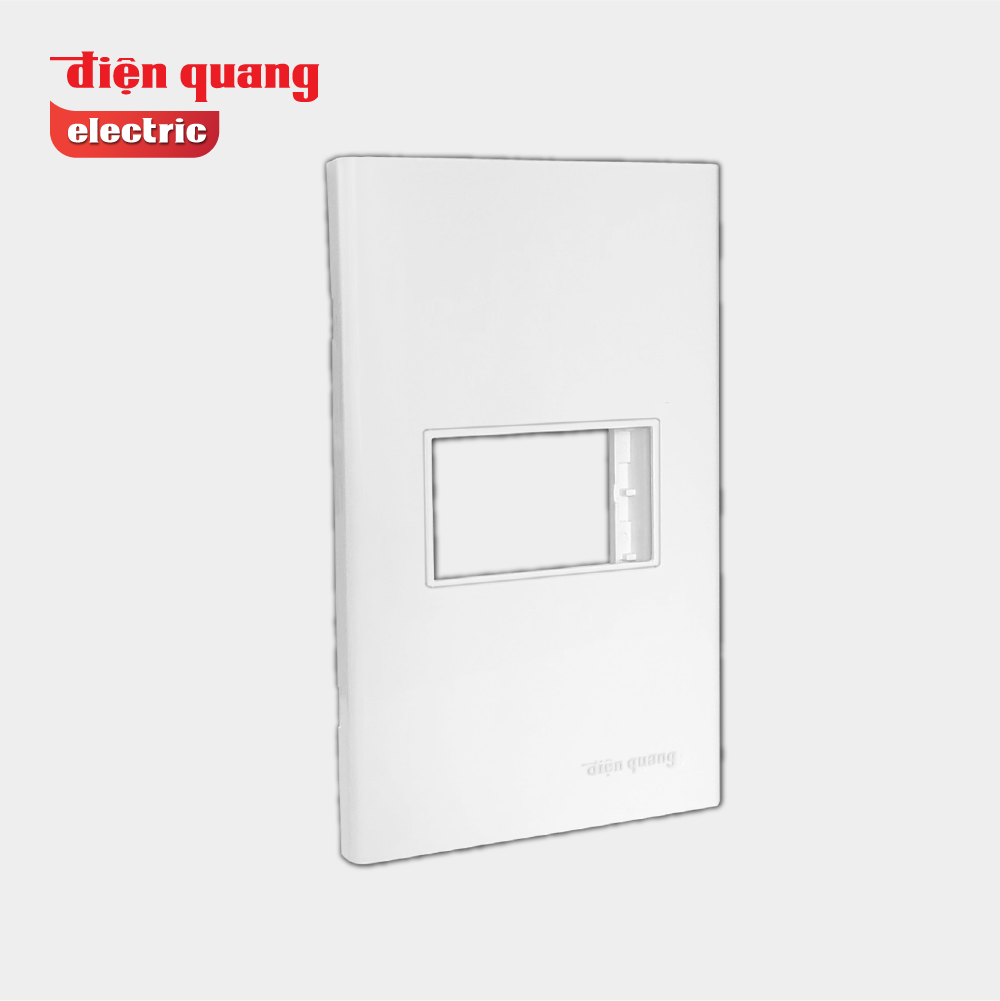 Mặt nạ 1 module âm tường Điện Quang ĐQ IW1 M1M W (màu trắng)