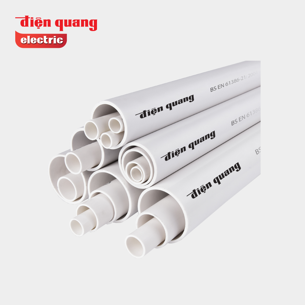 Ống luồn dây điện tròn cứng Điện Quang ĐQ CW F320 L292 ( Dài 2.92m )