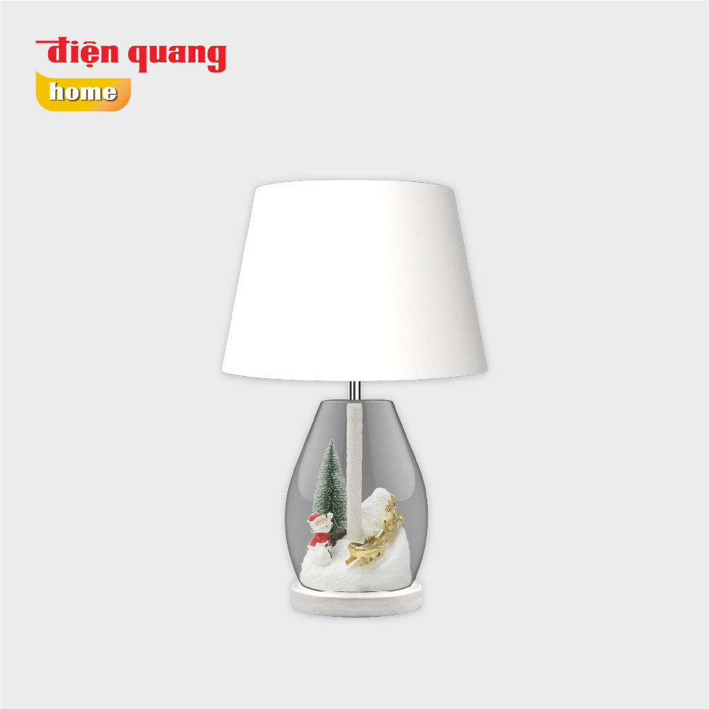 Đèn thủy tinh trang trí Điện Quang ĐQ DCL02 WW ( thân hình bầu, NOEL 2,  bóng LED, Warmwhite )