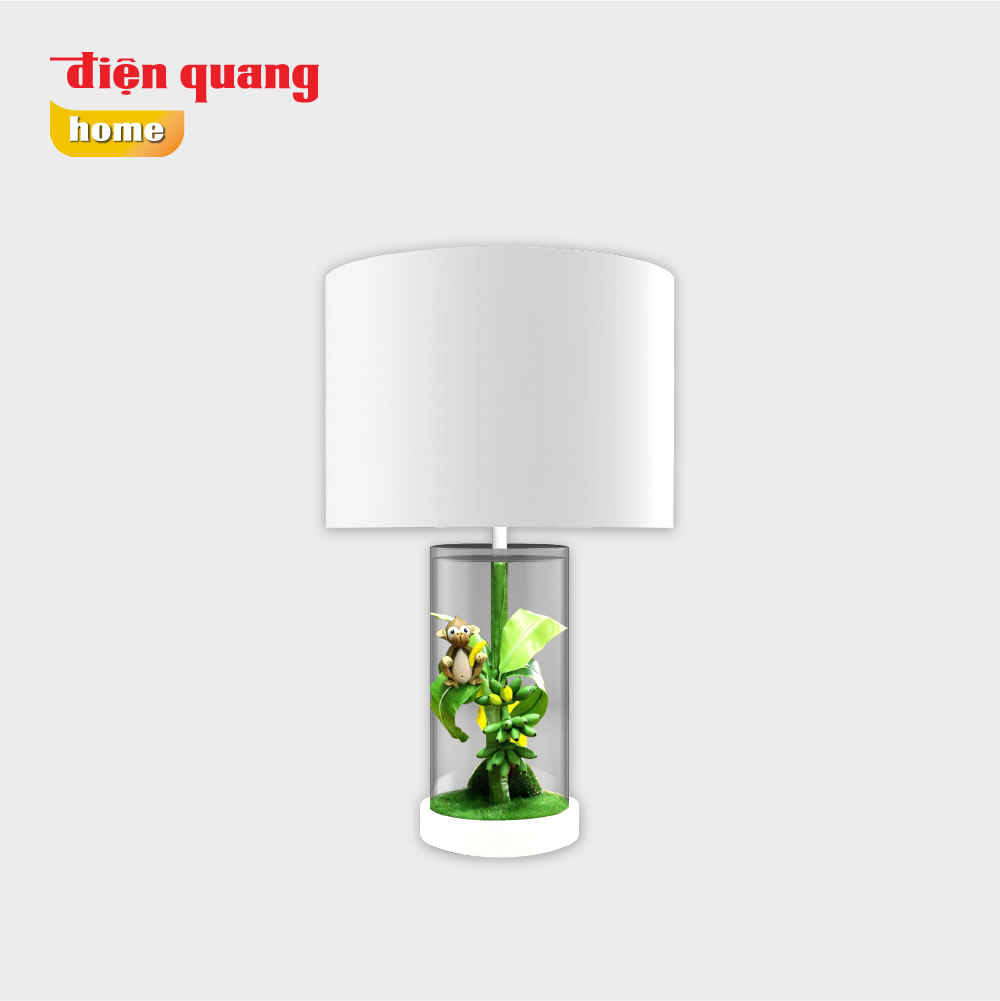 Đèn thủy tinh trang trí Điện Quang ĐQ DCL09 WW ( thân hình trụ, cây chuối, bóng LED, Warmwhite )