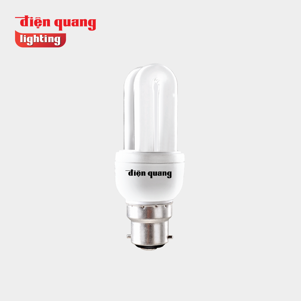 Đèn Compact B22 - 220v 9w 2U Ánh sáng trắng