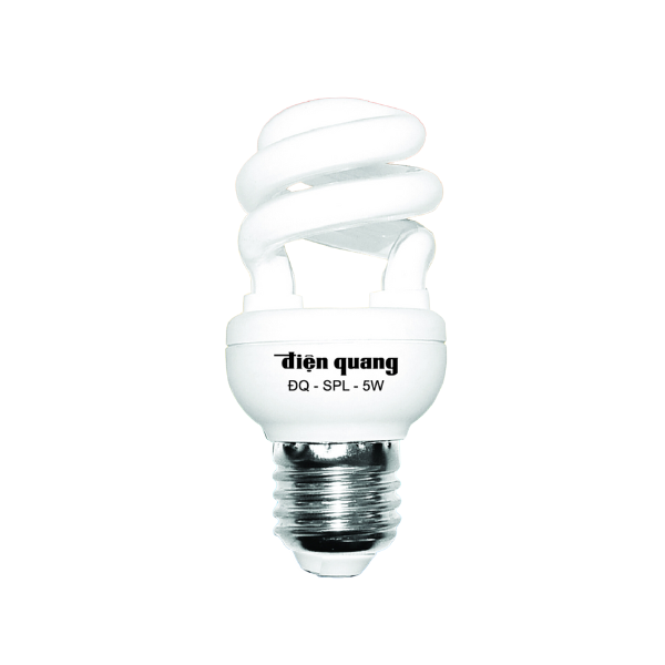 Đèn Compact xoắn 5W đến 14W ánh sáng trắng chuôi E27 Điện Quang (ĐQ-SPL-T3)