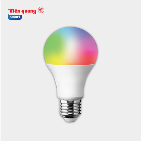 Đèn LED Bulb Thông Minh Điện Quang Apollo ĐQ SBU11A60SM 077DW ( 7W, đa chức năng, điều khiển sắc màu RGB, SIG Mesh )