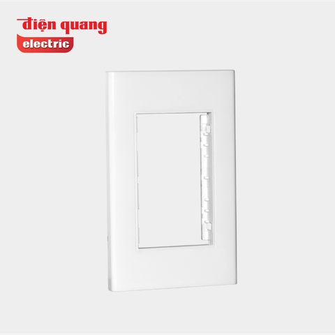 Set 3 Mặt nạ 3 module âm tường DQHome ĐQ IW1 M3M W (  màu trắng )