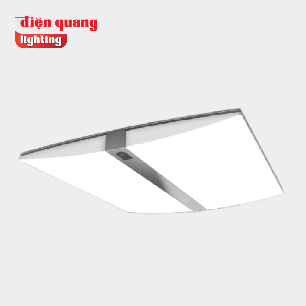 Bộ đèn LED ốp trần cao cấp Điện Quang ĐQ LEDCCL10 108Dim S ( 108W 900x750x95mm điều khiển độ sáng và màu bằng remote, công tắc )