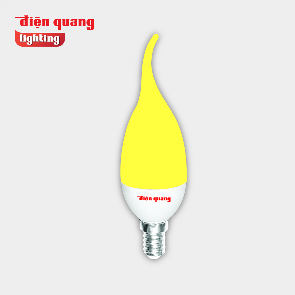 Đèn LED nến Điện Quang ĐQ LEDCD01 02727 ( 2W warmwhite, chụp mờ )