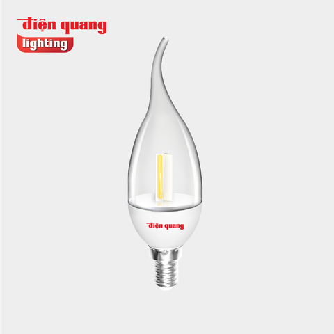 Đèn LED nến Điện Quang ĐQ LEDCD02 02727 ( 2W warmwhite, chụp trong )