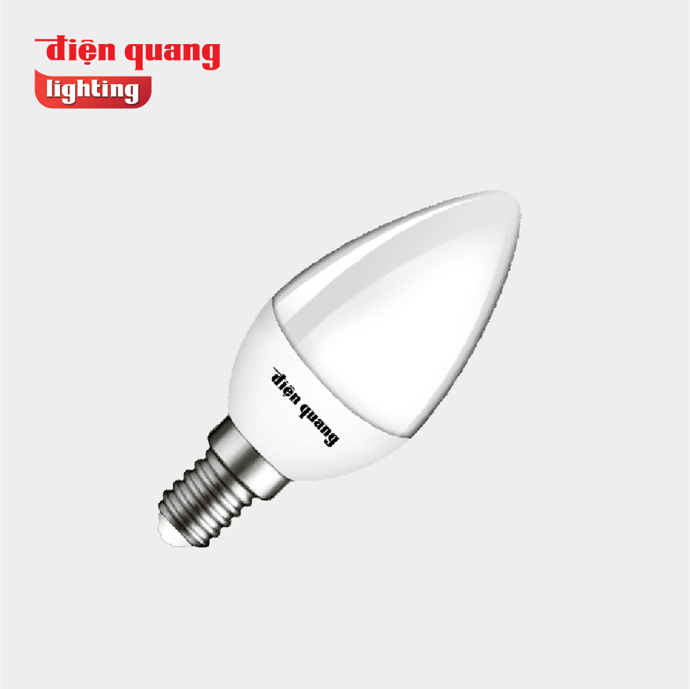 Đèn LED Nến Điện Quang ĐQ LEDCD03 02765 ( 2W daylight chụp mờ )