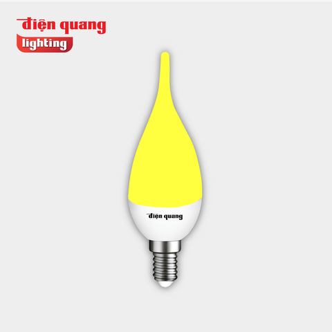 Đèn LED Nến Điện Quang ĐQ LEDCD04 02727 ( 2W warmwhite chụp mờ )