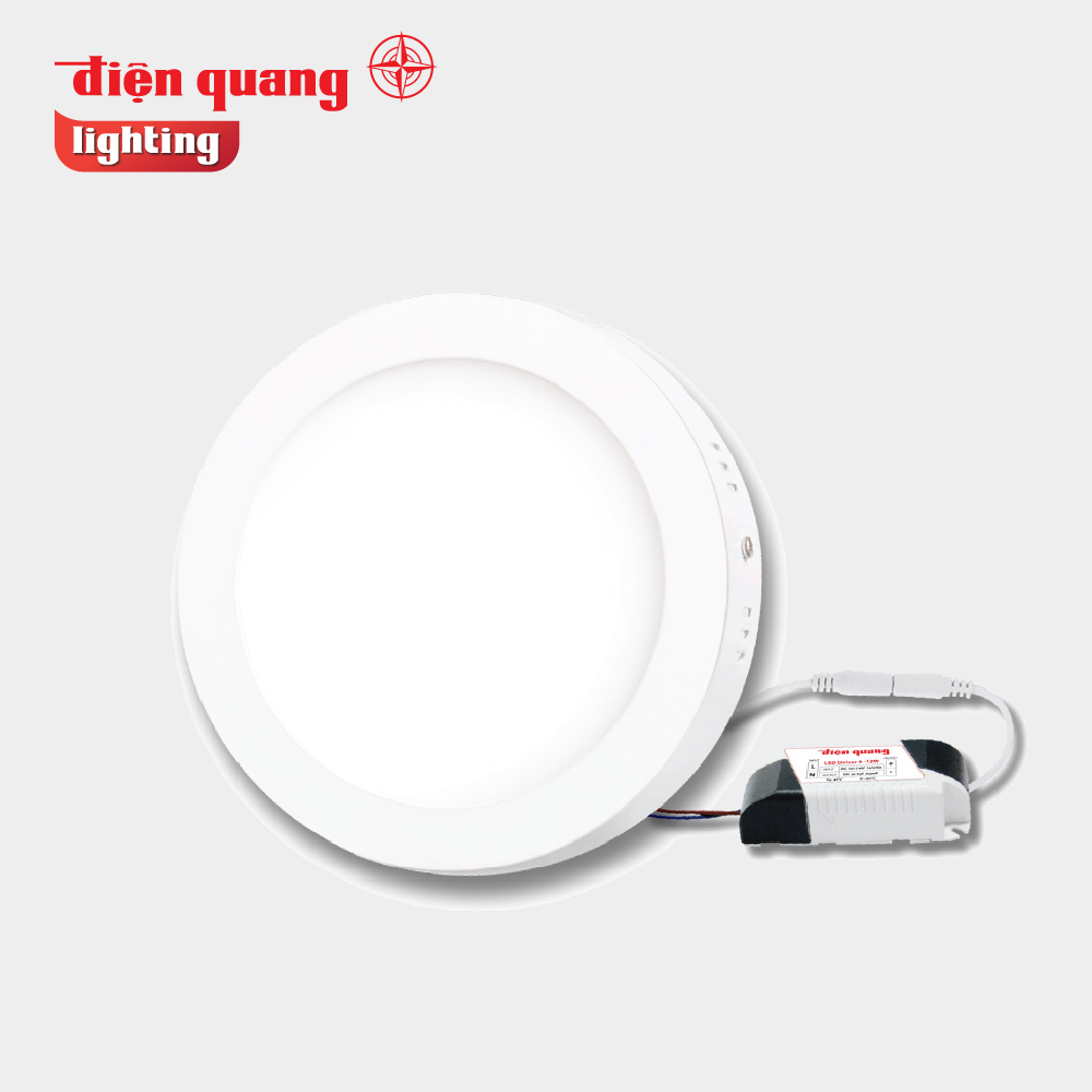 Bộ đèn LED panel tròn Điện Quang ĐQ LEDPN10 18765 225 V03 (18W Ánh sáng trắng F225)