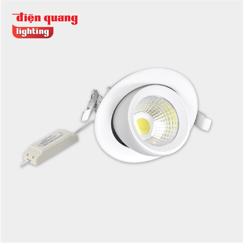 Bộ đèn LED chiếu điểm âm trần Điện Quang ĐQ LEDRSL03 10727 ( 10W, warmwhite )