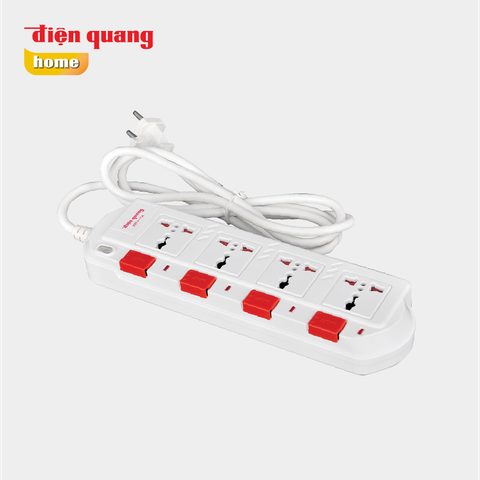 Ổ cắm Điện Quang ĐQ ESK SM740SL ( 4 lỗ 3 chấu )
