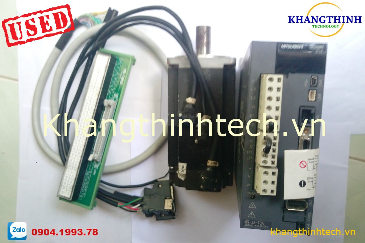 BỘ SERVO J3  - MR-J3-70A  + HF-KP73B