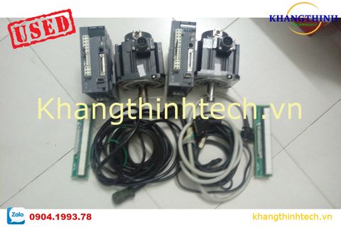  MR-J3-100A + HF-SP102 BỘ SERVO MR-J3 MITSUBISHI 1KW CŨ 