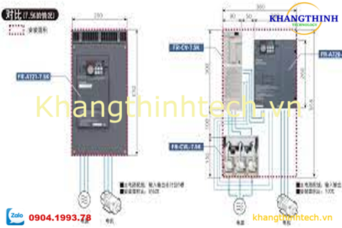  MT- BSC -H75K 400V| Sine wave filter Capacitor | BIẾN TẦN MITSUBISHI 