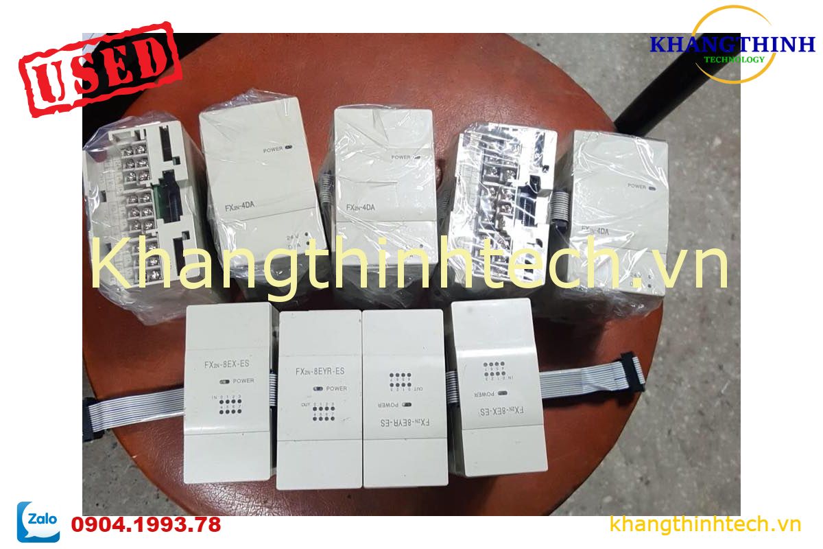 FX2N-2AD | FX2N-4AD | FX2N-2DA | FX2N4DA | FX2N-4AD-TC - MODULE ANALOG PLC MITSUBISHI CŨ