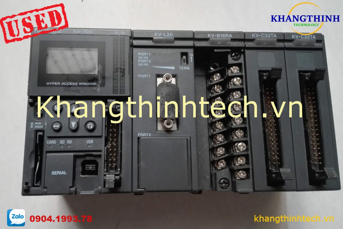 KV-700 PLC KEYENCE CŨ-NGUYÊN CÂY