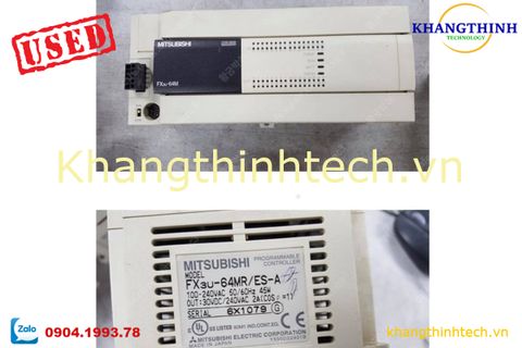  FX3U-64MR - PLC CŨ - USED 