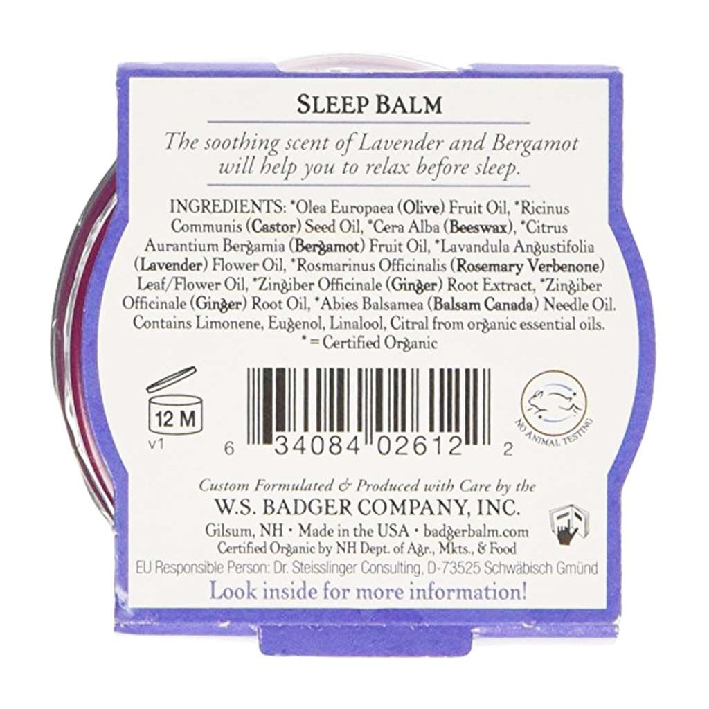 Sáp Hữu Cơ Hỗ Trợ Giấc Ngủ BADGER | 21gr
