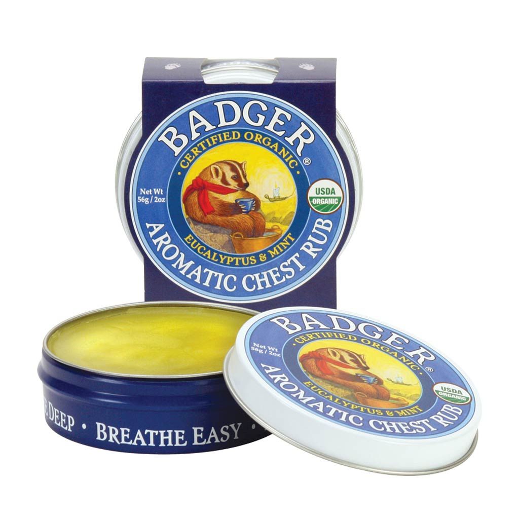 Sáp Hữu Cơ Giúp Giữ Ấm Ngực BADGER | 56gr