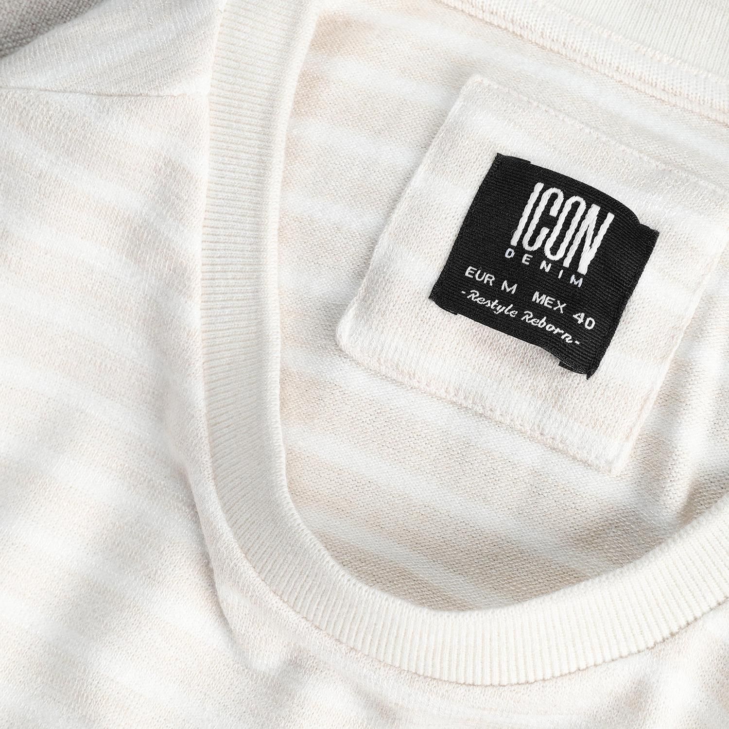 Áo thun ICON DENIM stripes
