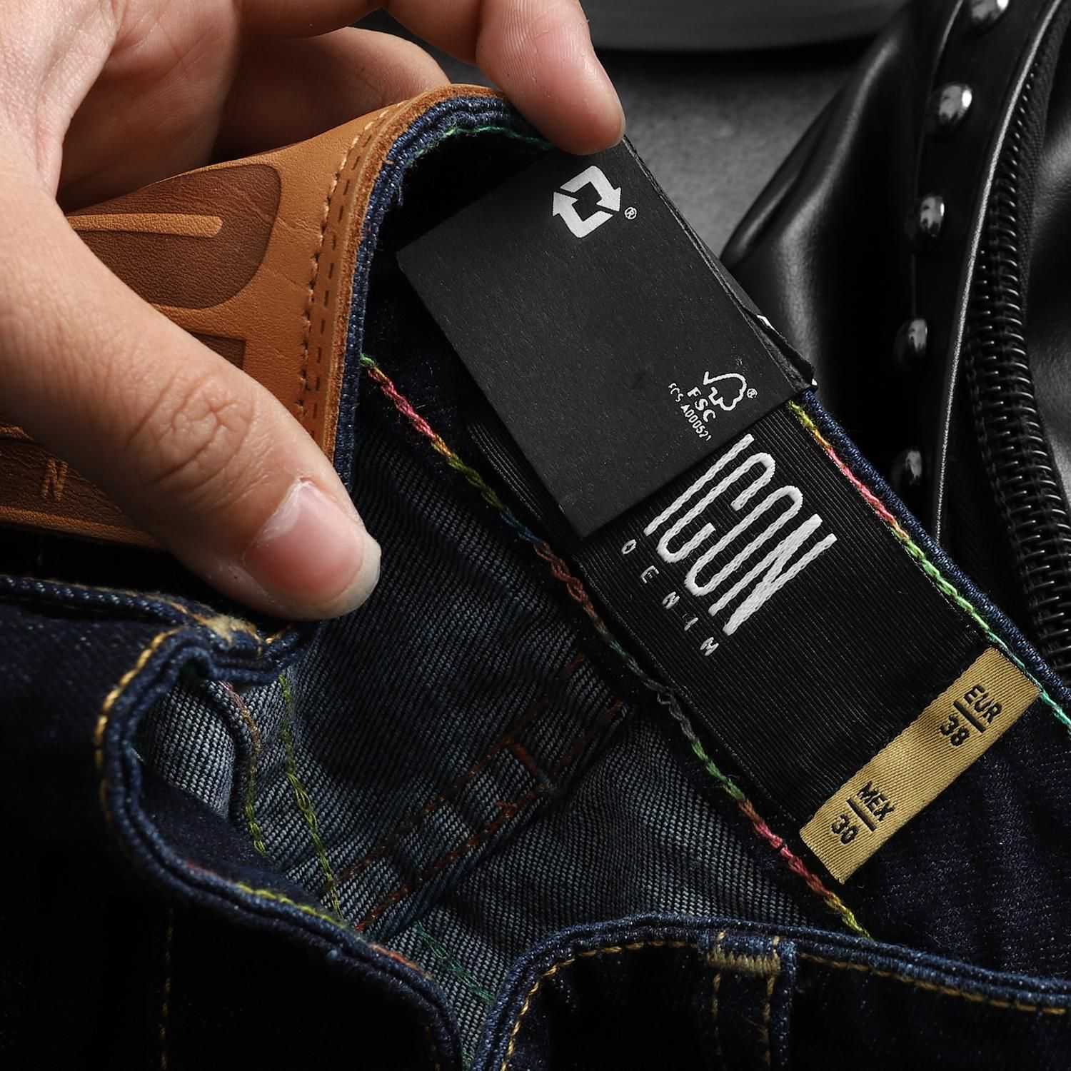 Quần jean ICON DENIM indigo black