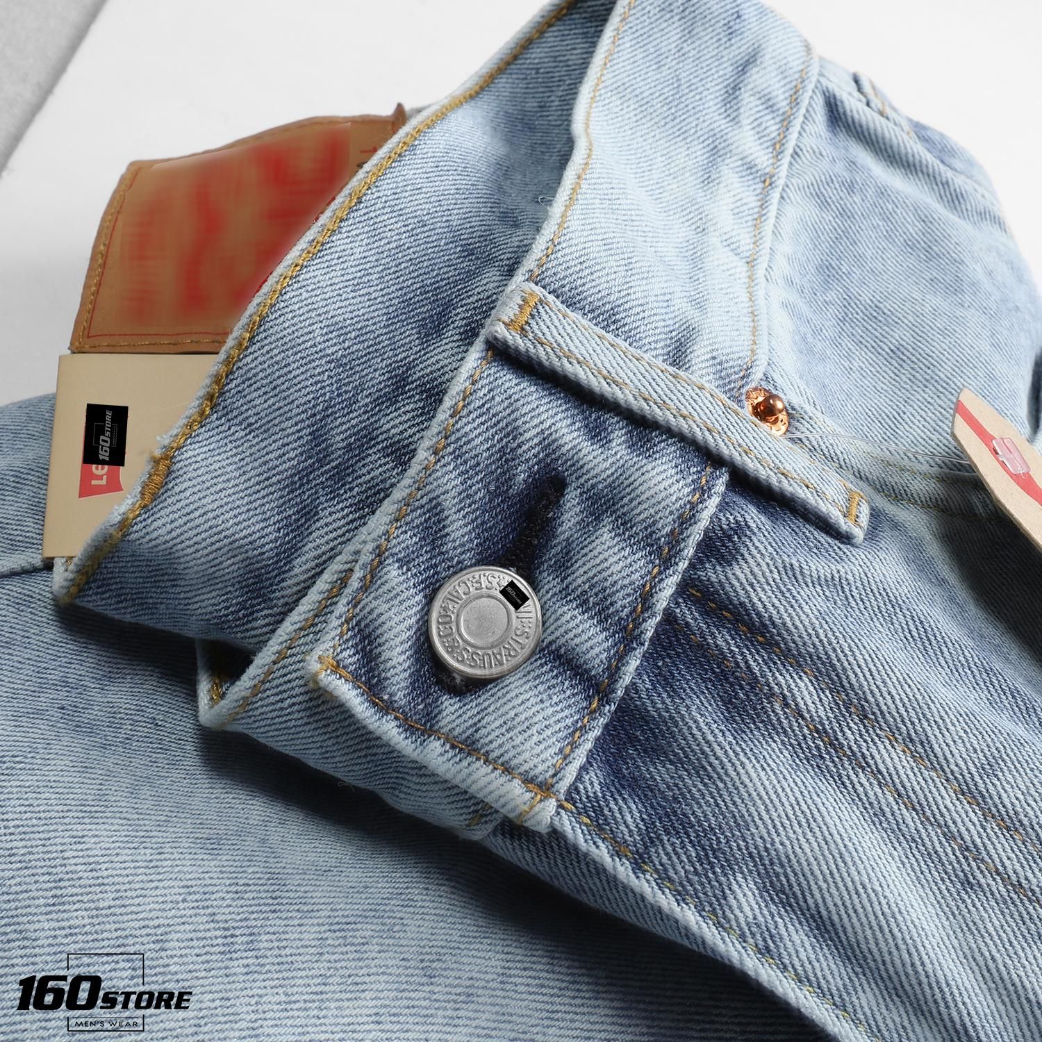 Quần short jean LVIS blue