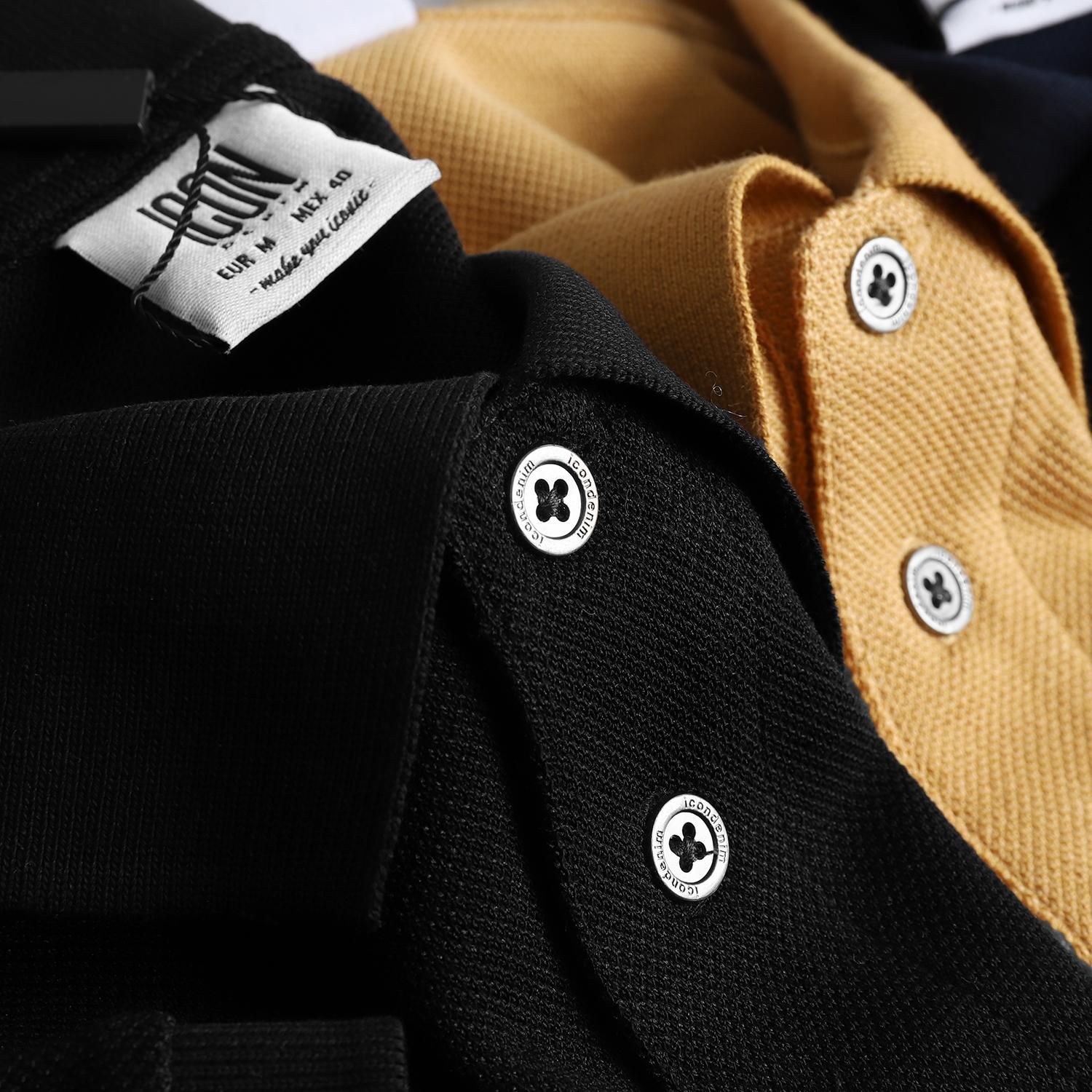 Áo polo ICON DENIM logo thêu
