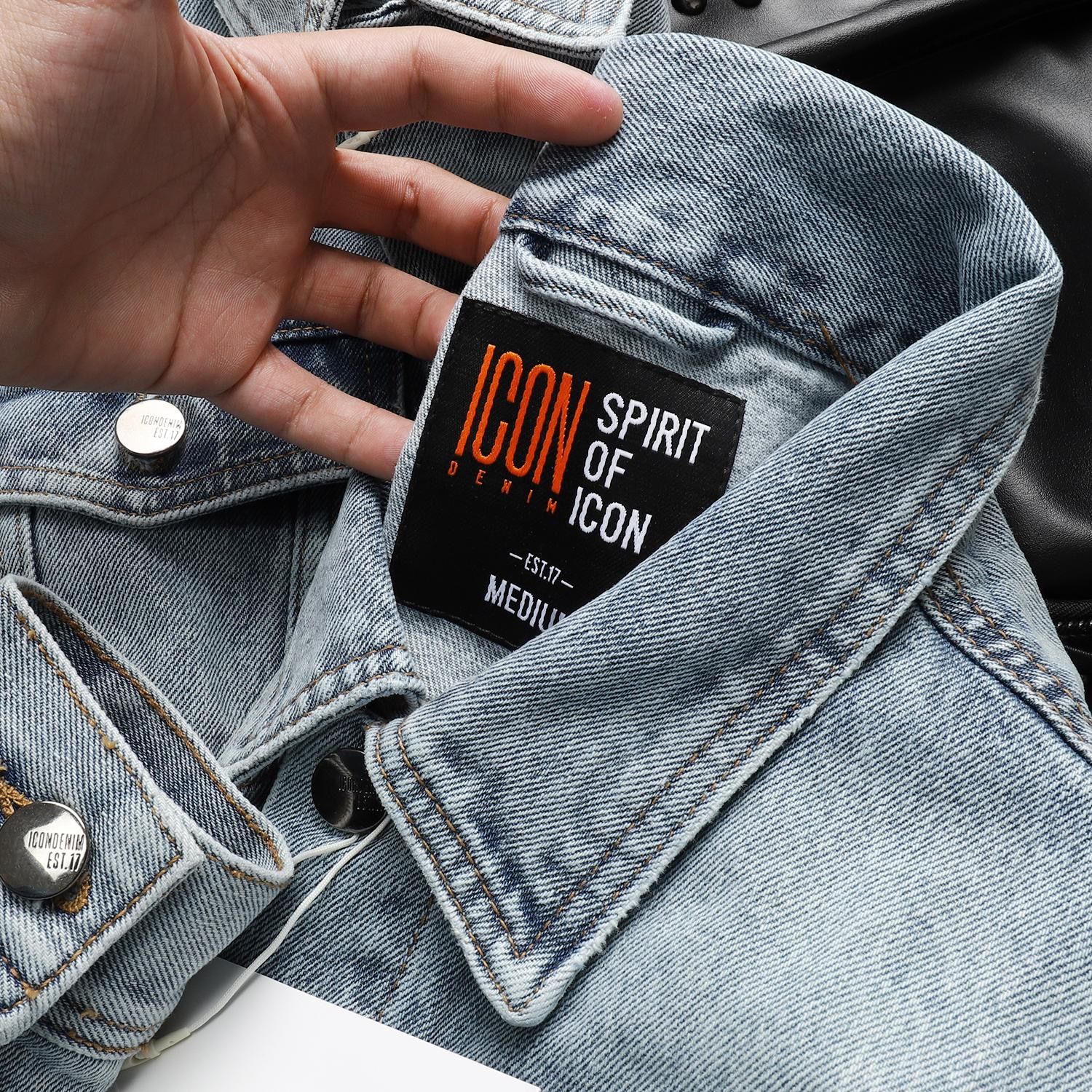Áo khoác jean ICON DENIM Bleach washed