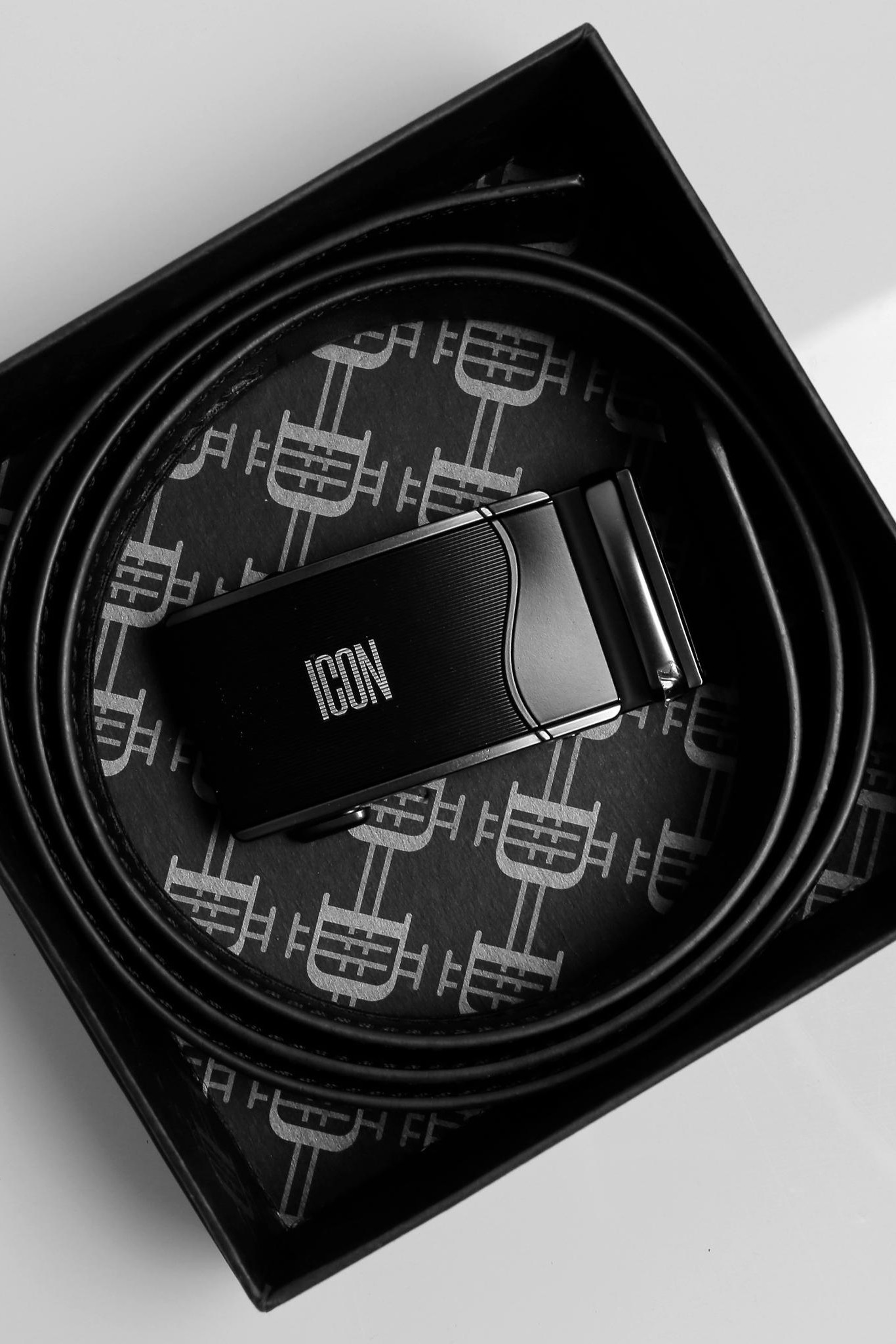 Thắt lưng ICON DENIM Black Ashlar