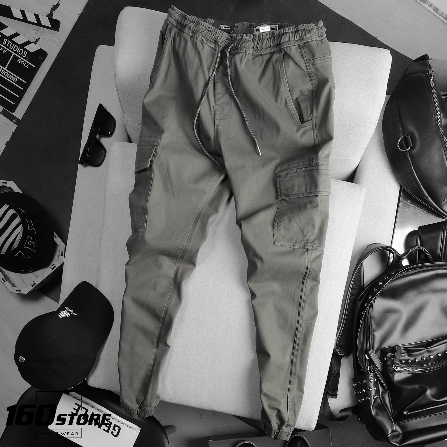 Quần jogger P.B túi hộp