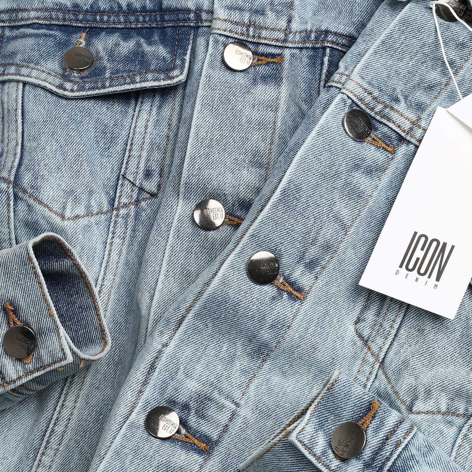 Áo khoác jean ICON DENIM Bleach washed