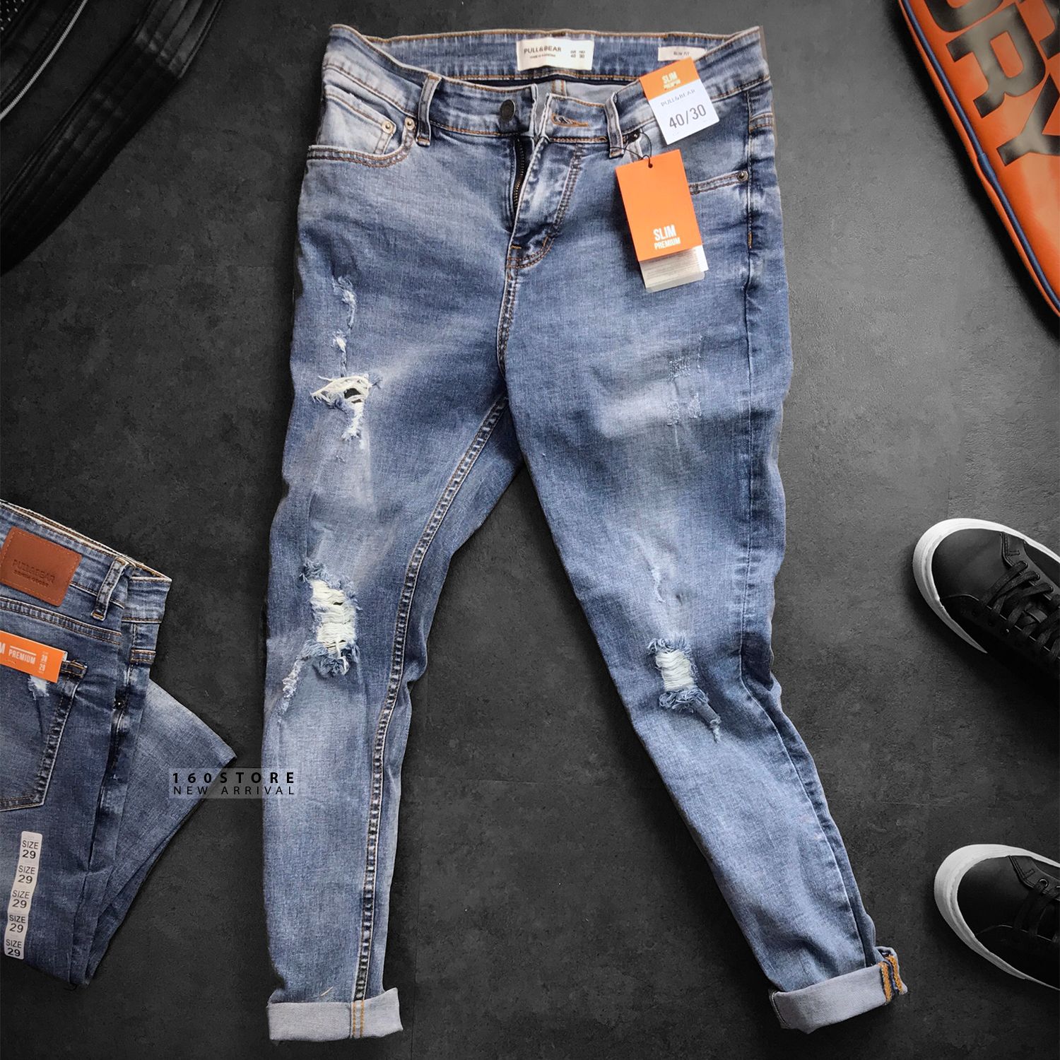 P.B Ripped Slim Jeans