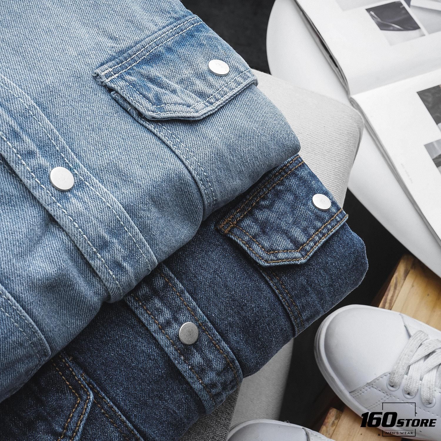 Áo sơmi tay dài ZRA denim