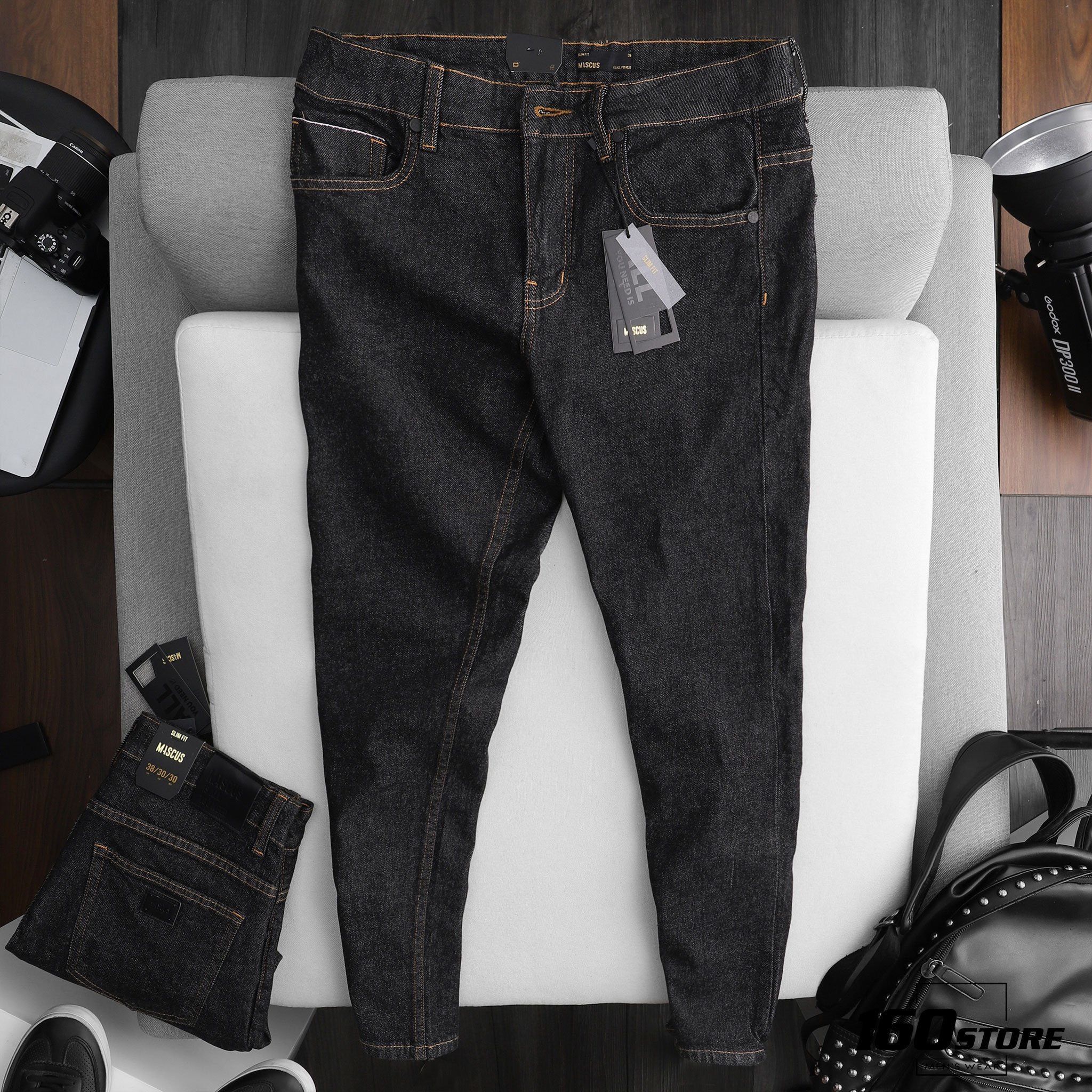 Quần jeans MASCUS Indigo slim