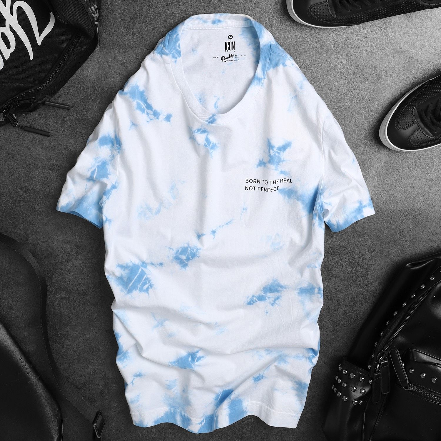 Áo thun ICON DENIM wash