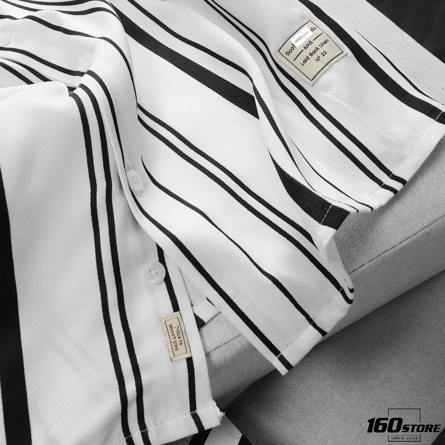 Áo sơmi tay ngắn S&S0DA stripes