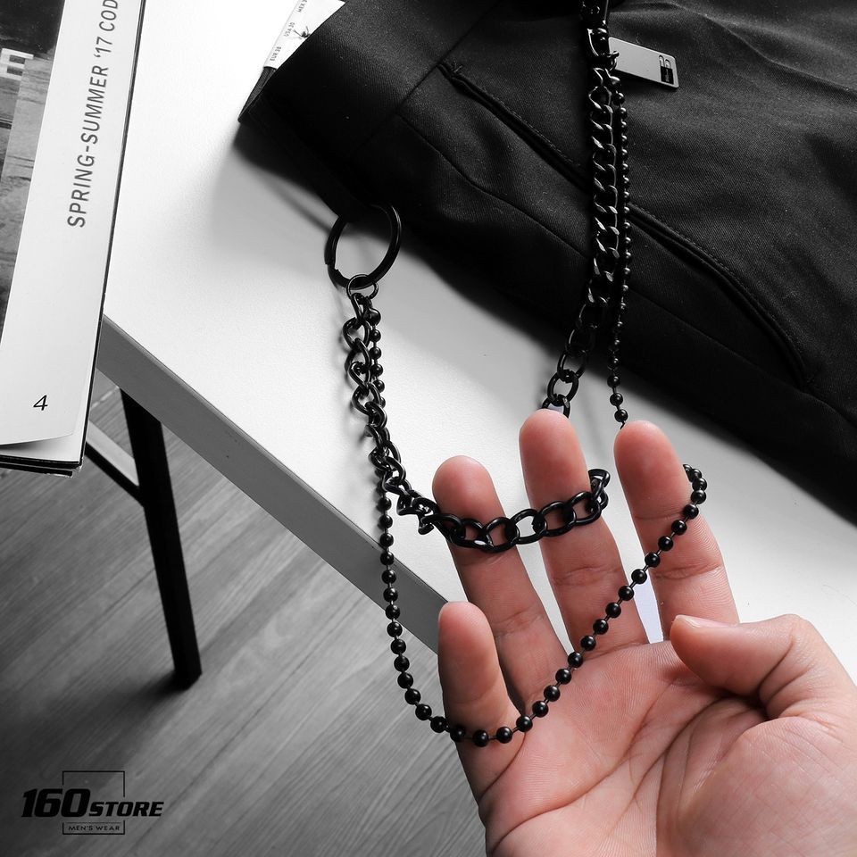 Quần tây P.B slim fit w chain
