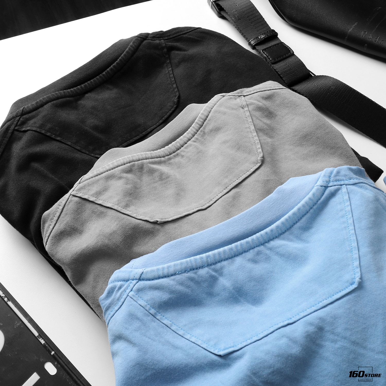 Áo thun Bershka wash w box bag